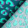 cotone rivestito Leopardo astratto | Poppy Fabrics – petrolio/lillà,  thumbnail number 4