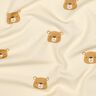 GOTS jersey di cotone orsi | Poppy Fabrics – bianco lana/marrone chiaro,  thumbnail number 2