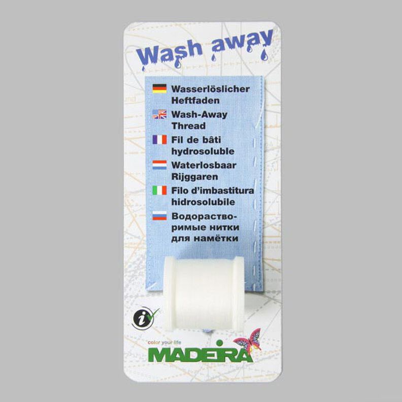Filo idrosolubile imbastitura - Madeira Wash Away,  image number 1