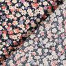Millefiori in popeline di cotone – nero-azzurro/bianco lana,  thumbnail number 4