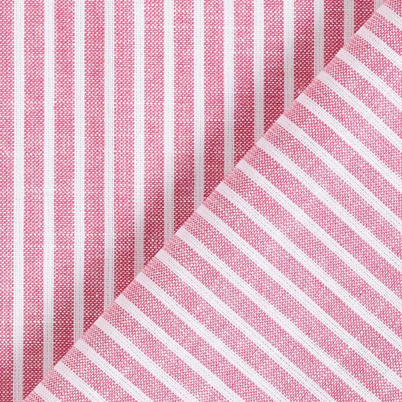 cotone misto lino, righe longitudinali – pink/bianco,  image number 4