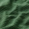 GOTS mussolina / tessuto doppio increspato | Tula – verde scuro,  thumbnail number 3