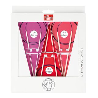 Set di ferri circolari, di 3 pezzi [3,0 - 4,0] Ergonomics| Prym, 
