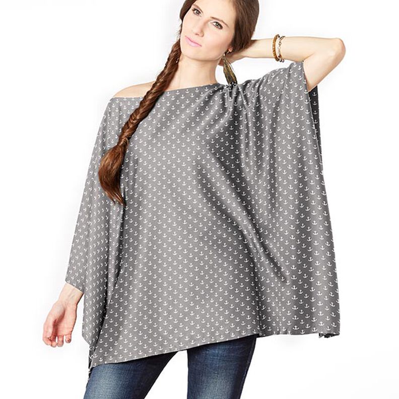popeline Ancore – grigio,  image number 5