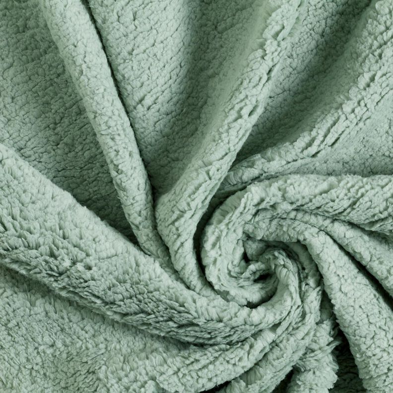 Soffice tessuto in peluche – menta chiaro,  image number 3