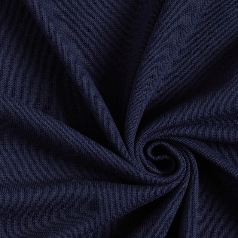 tessuto in maglia di cotone – blu notte,  image number 1