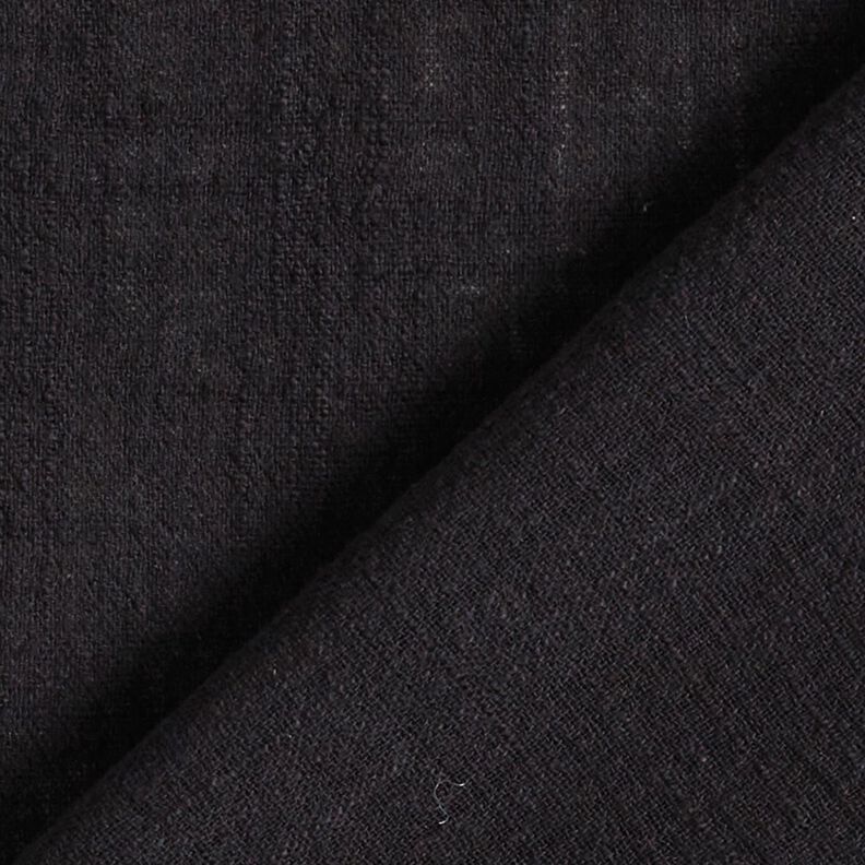 Tessuto di cotone con aspetto lino – nero,  image number 3