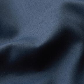 satin di cotone tinta unita – nero-azzurro, 