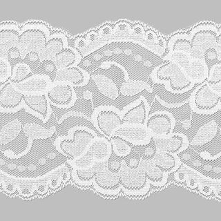 Pizzo raschel elastico – bianco, 