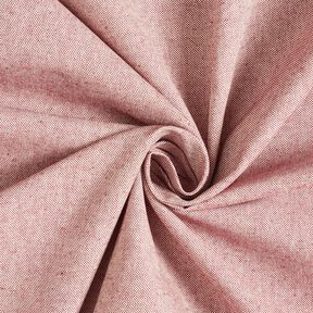 tessuto arredo mezzo panama bicolore – rosso carminio/naturale, 