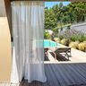 Outdoor tessuto per tende a vetro tinta unita 315 cm – naturale,  thumbnail number 6