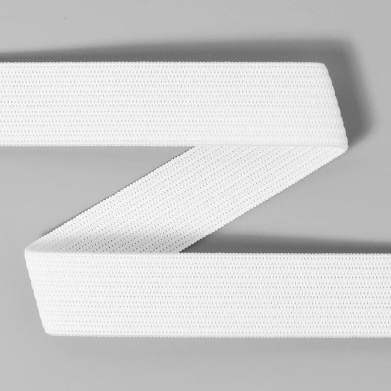 Nastro elasticizzato liscio 501 – bianco | YKK,  image number 1