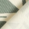 tessuto arredo Jacquard Struttura astratta – canna palustre/bianco lana,  thumbnail number 4