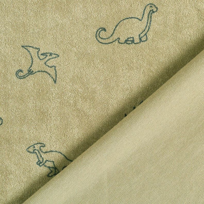 Maglia in spugna Dinosauri – greige,  image number 4