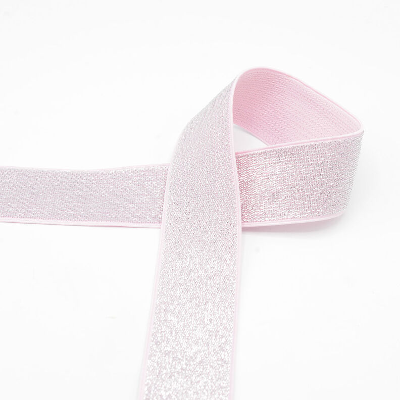 Fascia elastica metallizzata [40 mm] – rosa,  image number 1