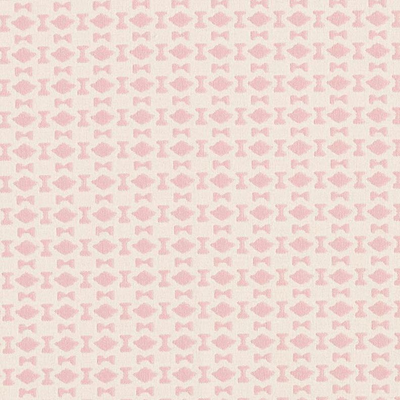 Jacquard con motivo a rombi – rosa/bianco lana,  image number 1