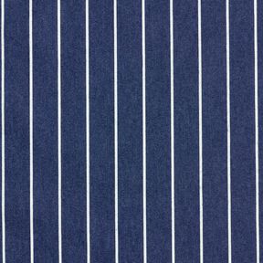 chambray righe – blu marino/bianco lana, 