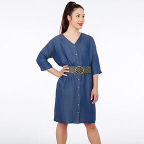 FRAU EDDA Abito stile camicetta dritto con abbottonatura e tasche | Studio Schnittreif | XS-XXL, 
