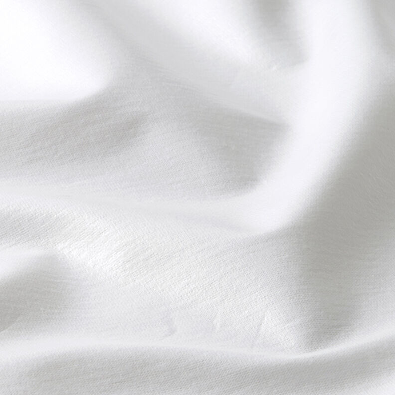 PUL jersey di cotone tinta unita – bianco,  image number 2