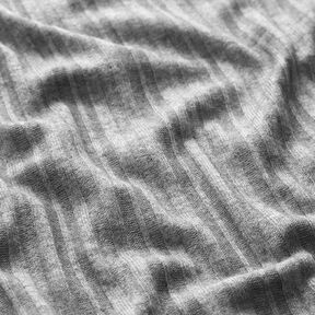 Maglia a coste mélange – grigio chiaro, 
