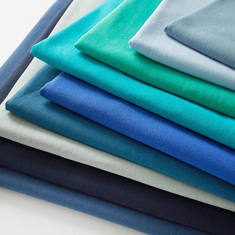 felpa di cotone leggera tinta unita – colore blu jeans, image number 9