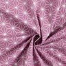 tessuto in cotone cretonne stelle giapponesi Asanoha – uva,  thumbnail number 3