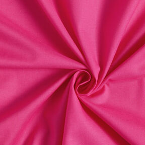 tessuto in cotone cretonne tinta unita – rosa fucsia acceso, 