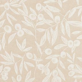 cotone rivestito Jacquard Olive ricoperte – naturale/beige chiaro, 