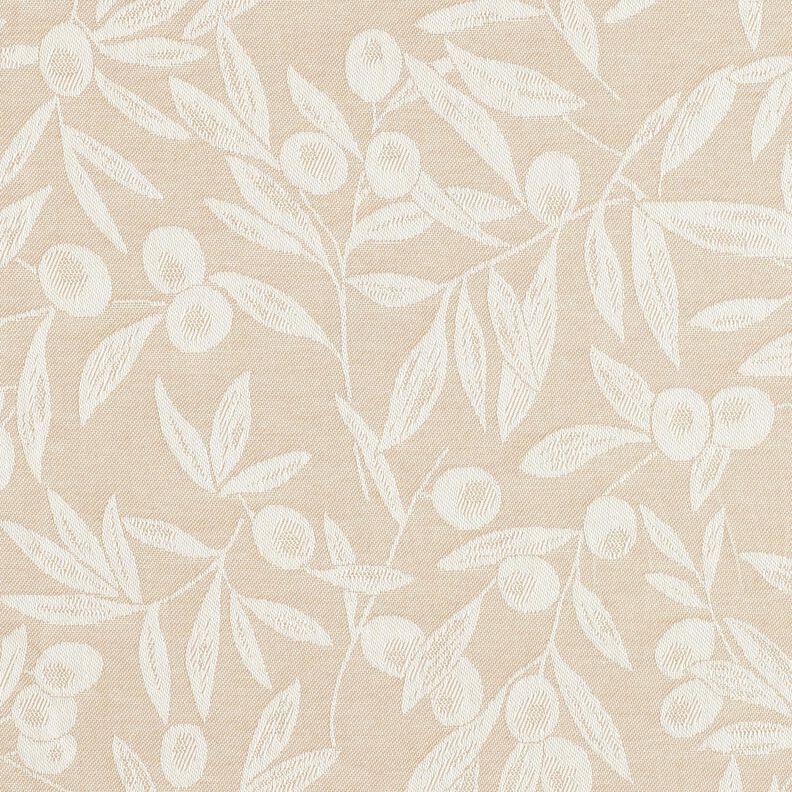 cotone rivestito Jacquard Olive ricoperte – naturale/beige chiaro,  image number 1