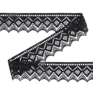 Pizzo a tombolo (45 mm) 17 – nero, 