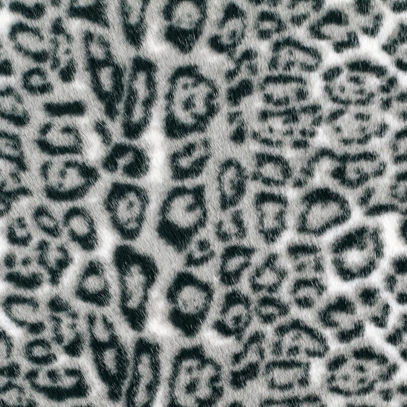 ecopelliccia leopardo delle nevi – argento/antracite,  image number 5