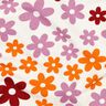 soffice felpa Fiori variopinti | Poppy Fabrics – bianco lana,  thumbnail number 2