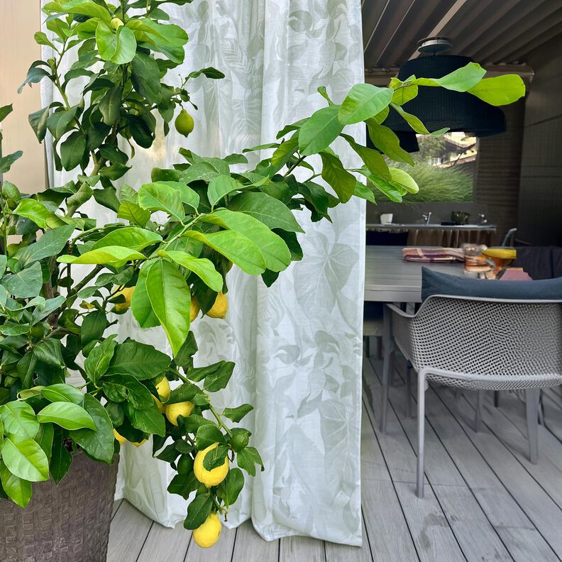 Outdoor tessuto per tende a vetro foglie 315 cm  – verde,  image number 7