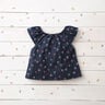 velluto a costine Cuori stampa laminata | by Poppy – blu notte/argento,  thumbnail number 5