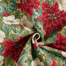 tessuto arredo gobelin Stelle di Natale bicolori – beige chiaro/rosso,  thumbnail number 3
