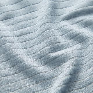 jersey di lino, righe glitter – azzurro, 