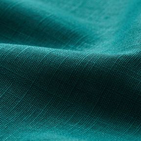 Tessuto di lino misto Ramie medio – abete blu, 