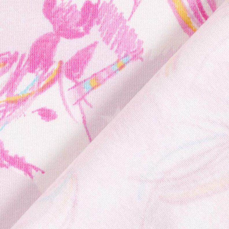 jersey di cotone Scarabocchi-unicorno – rosa,  image number 4