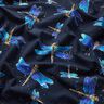 jersey di cotone Libellule | Glitzerpüppi – blu notte/turchese chiaro,  thumbnail number 2