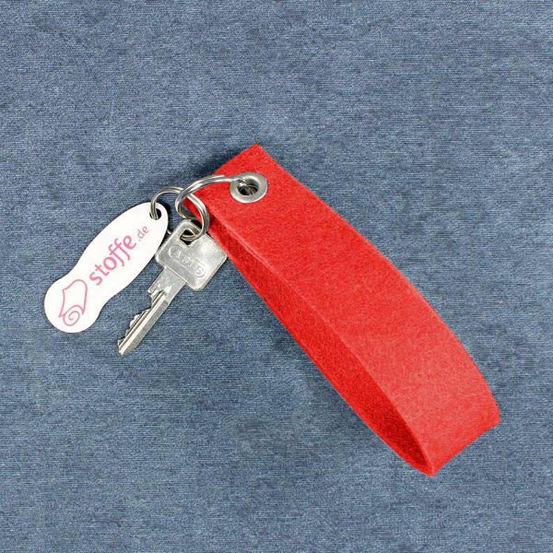 Feltro 45 cm / 4 mm di spessore – rosso carminio,  image number 4