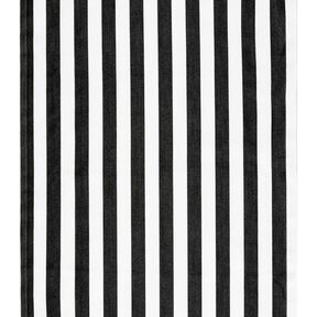 Outdoor Tessuto per sedia a sdraio Righe longitudinali 44 cm – nero, 