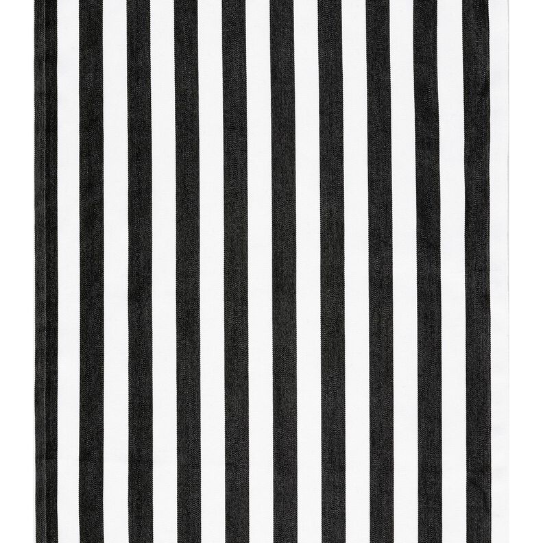 Outdoor Tessuto per sedia a sdraio Righe longitudinali 44 cm – nero,  image number 1