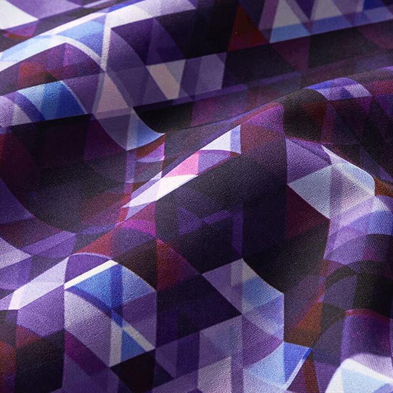 softshell Triangoli colorati stampa digitale – uva,  image number 3