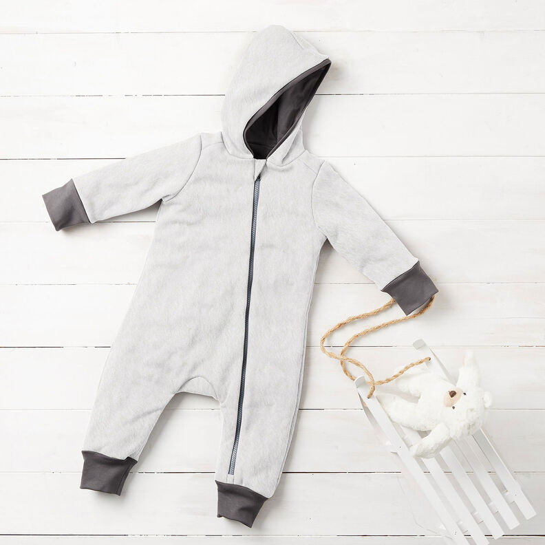 Sherpa Misto cotone tinta unita – bianco lana, image number 7