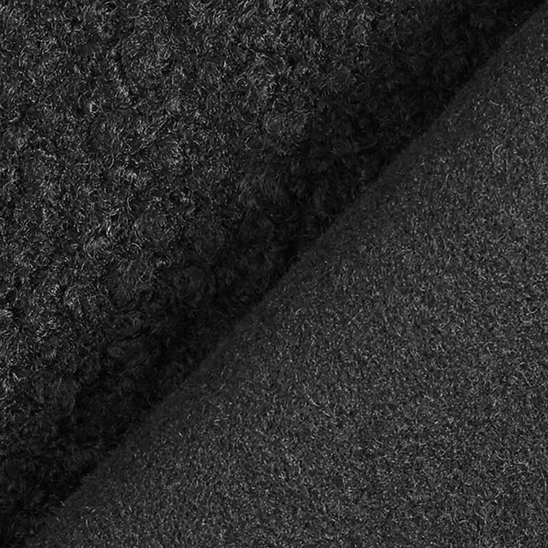 maglia bouclé follata – nero,  image number 4