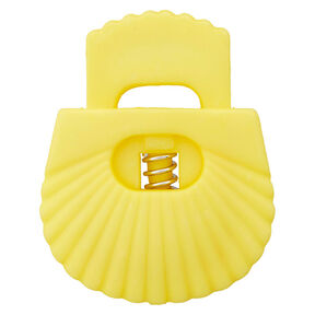 fermacorda conchiglia [Passaggio: 8 mm] – giallo, 