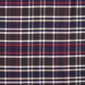 Cappotto in tessuto di cotone leggero a quadretti – blu marino, 