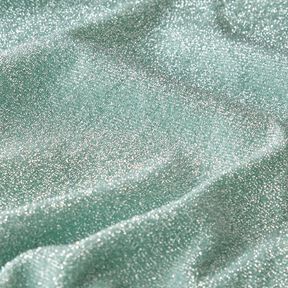tessuto jersey fili glitter glamour – menta, 