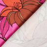 jersey di viscosa Delicati fiori – porpora/rosso fuoco,  thumbnail number 4