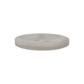 bottone in plastica 2 fori basic - grigio chiaro, 